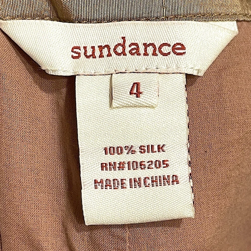 Sundance 100% Silk Embroidered Maxi Skirt Gray Floral Boho Romantic Size 4 - Picture 5 of 9